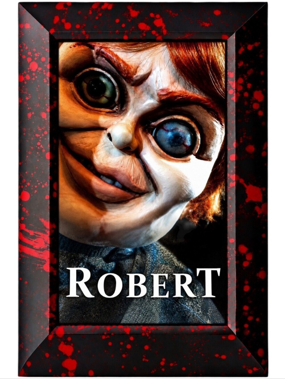 Vintage Stuffed Robert the Doll Haunted Doll Paranormal Movie Poster Ghostly Art
